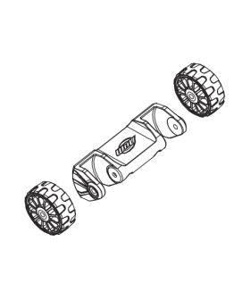 Wheelie Bar Wheel unit