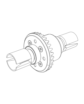 F/R Gears Diff Assembly P14207F