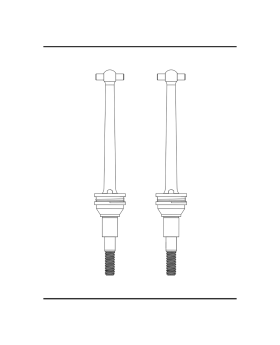 Metal F/R CVD Shafts (2 Sets) P14417