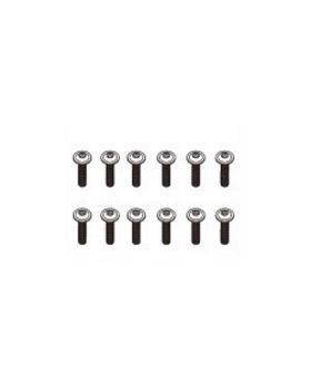 B head hex flange screw HM4x12 12pcs