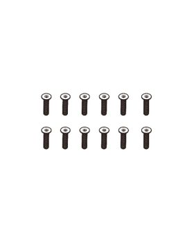 Flat Head Hex Screw HM4x16 12pcs
