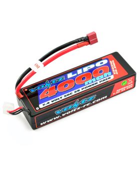 Voltz Li-Po 7,4V (2S) 4000mAh - T-kontakt