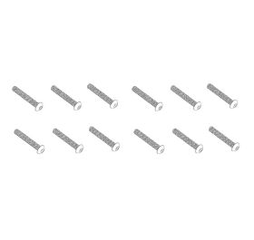 HM3x8mm Flat Hex Screw  12pcs