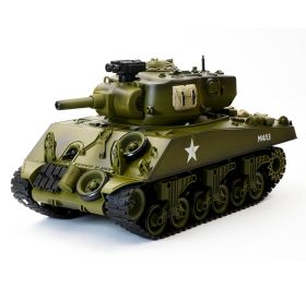 BROTHER TANK RC TANK 1:18 USA M4A3 SHERMAN GREEN