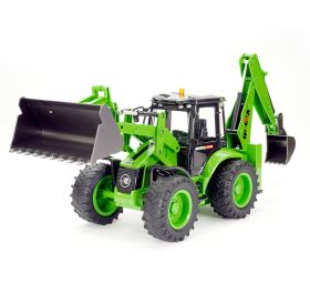 Traktor med graveskuffe - 77 cm lang